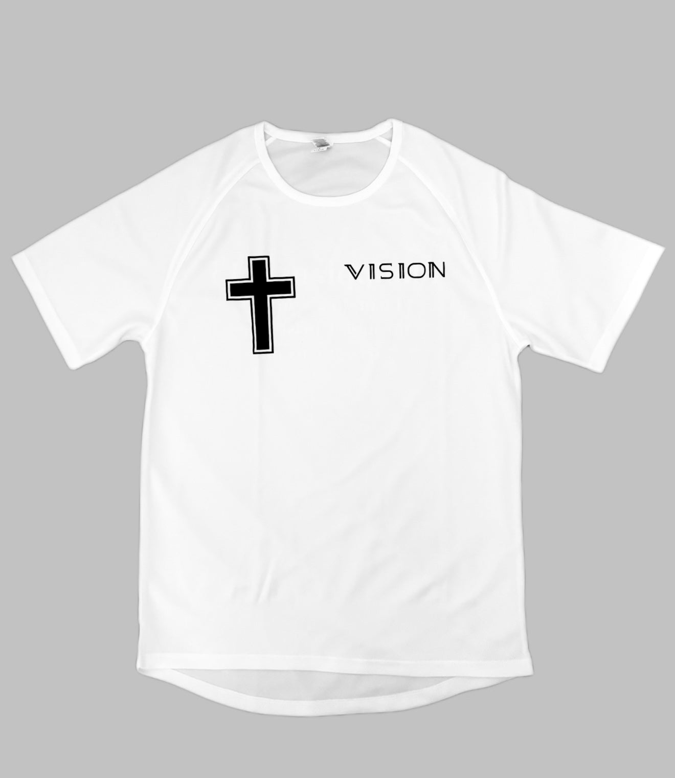 Christ Vision (Unisex) Short Sleeve Sports Shirt (White) Philippians 4:13